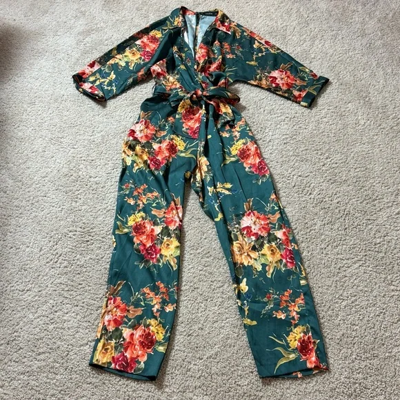 Zara Multicolor Floral Jumpsuit - Picture 5 of 7